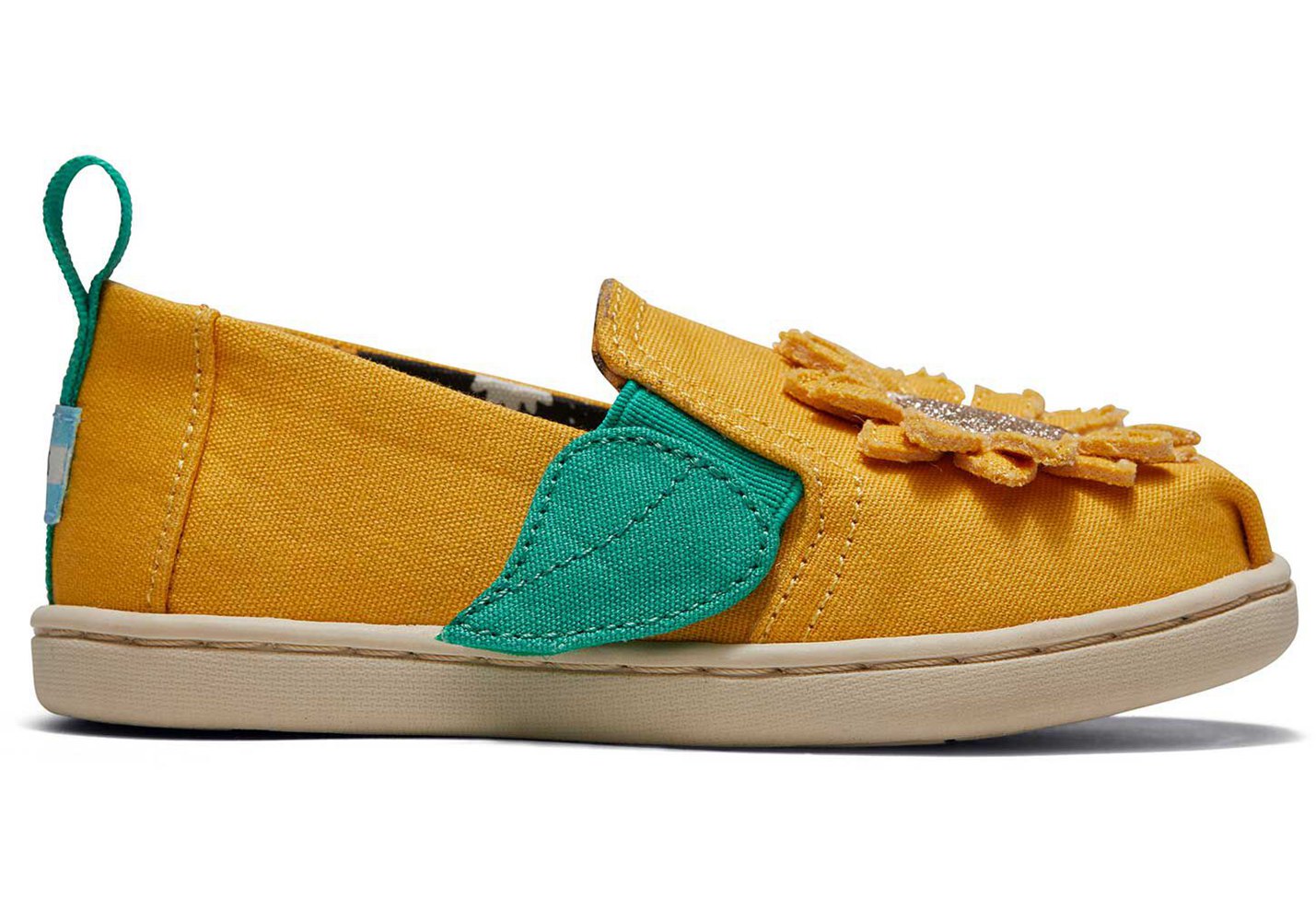 Toms Alpargata Tiny Sunflower Espadrille Yellow - Kids - 91037-TBPE